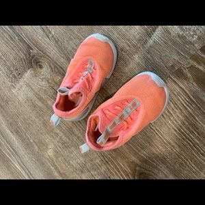 Nike Neon orange girl shoes